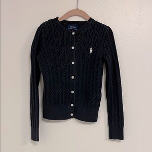 POLO Ralph Lauren cable knit cardigan, girls S/P (7)